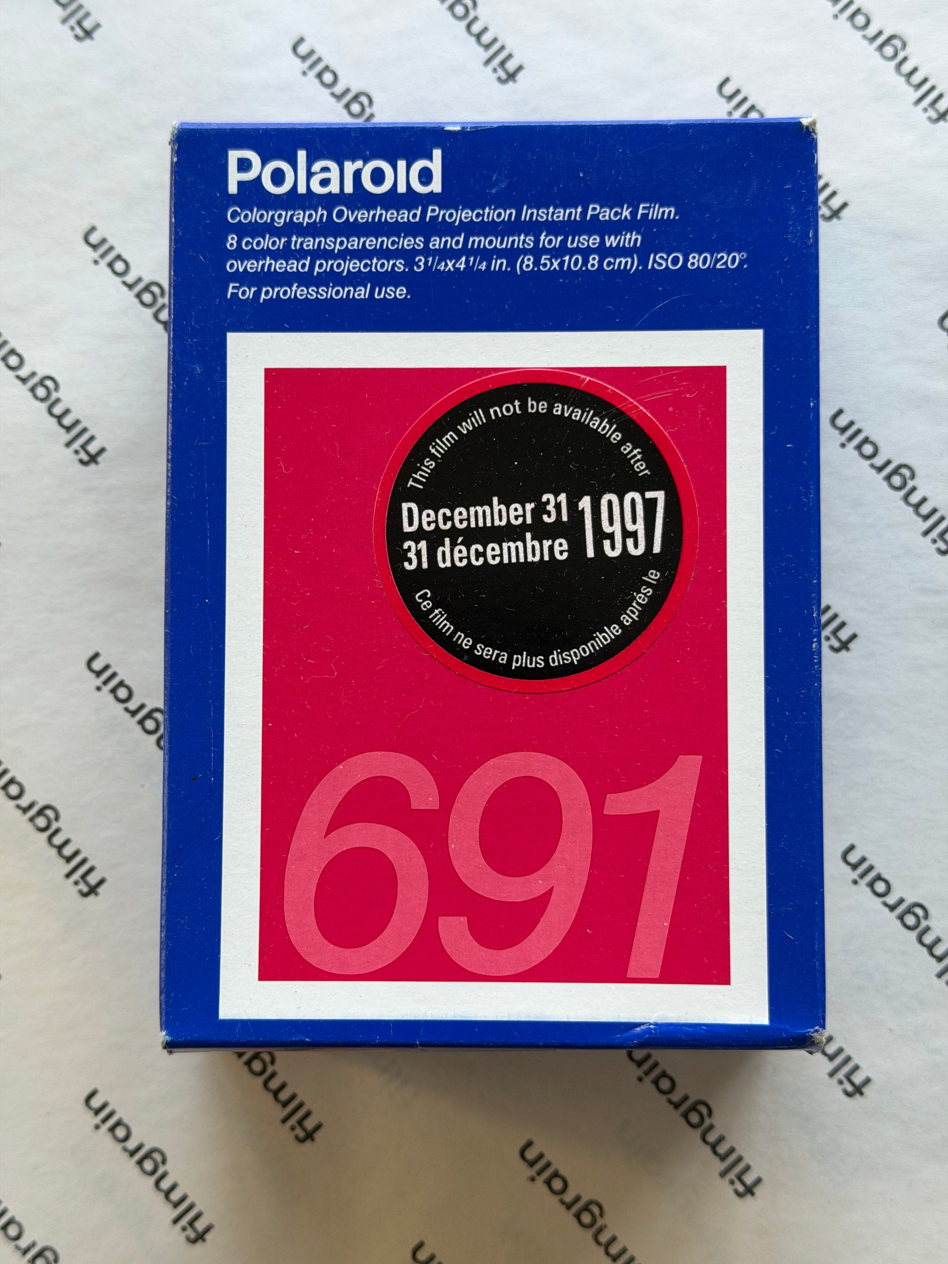 Polaroid 691 Transparency Film (Expired 1998) (ASA 80)
