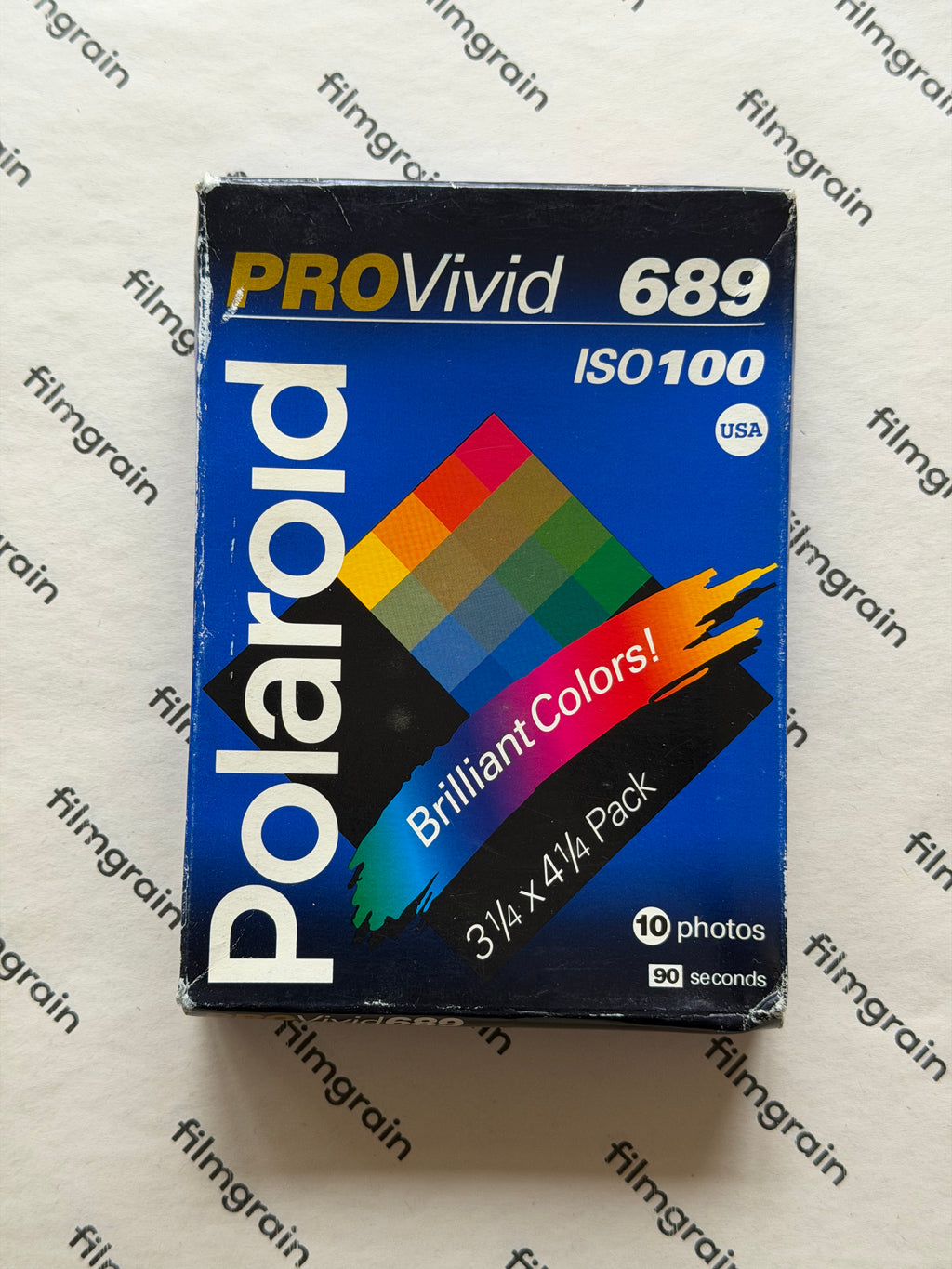 Polaroid Pro Vivid 689 | 2000 Special Edition — Expired Pack Film (10 shots)