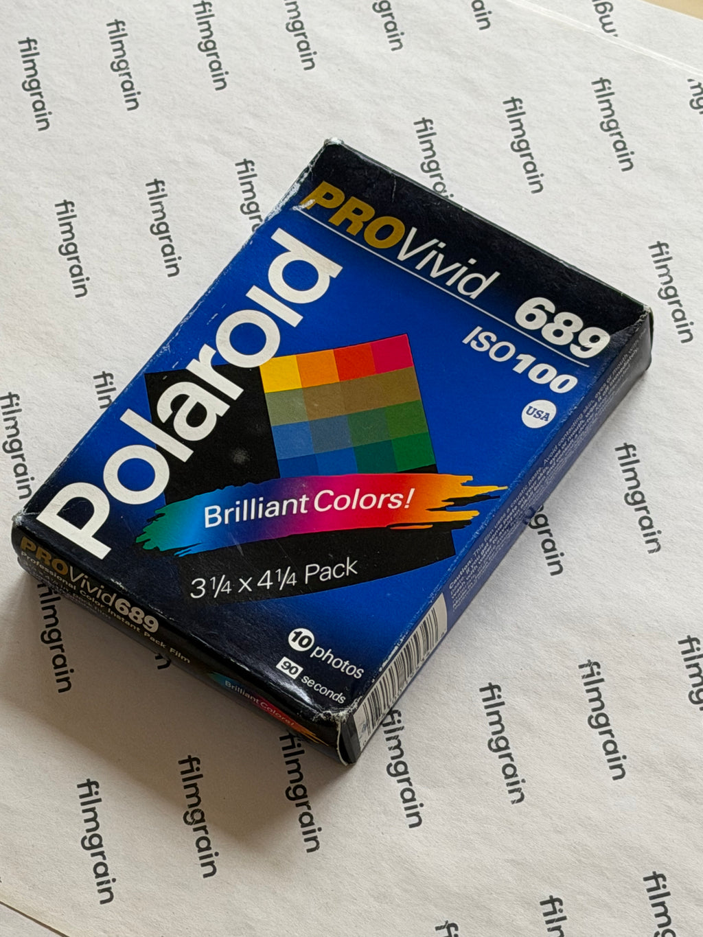 Polaroid Pro Vivid 689 | 2000 Special Edition — Expired Pack Film (10 shots)