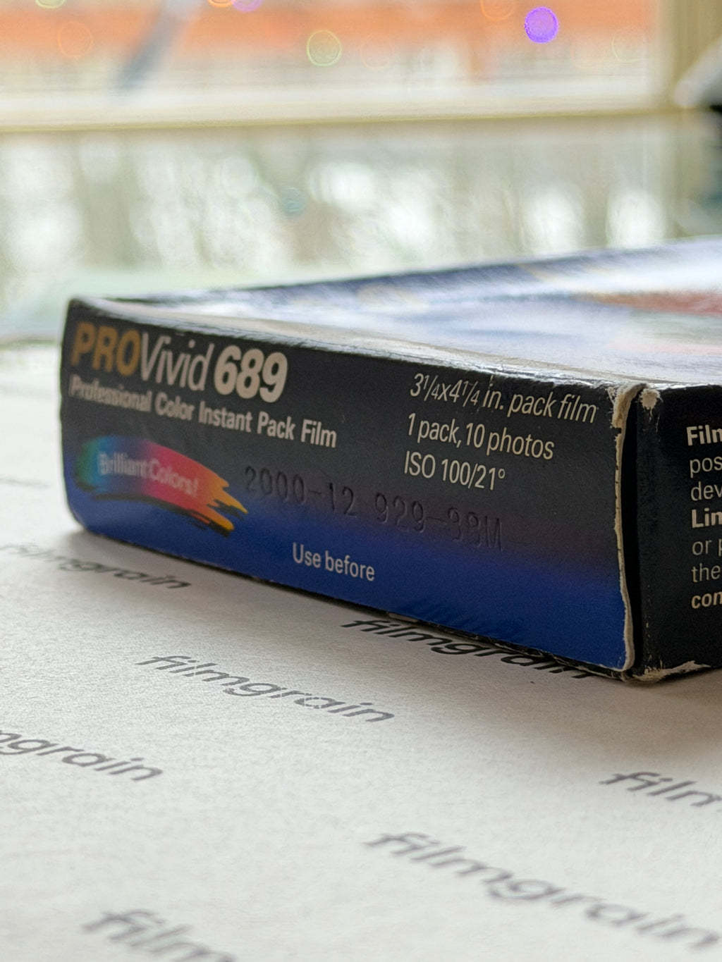 Polaroid Pro Vivid 689 | 2000 Special Edition — Expired Pack Film (10 shots)