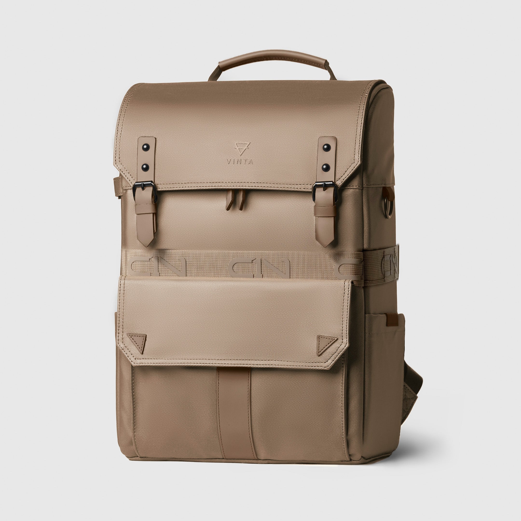 VINTA - Waterproof Twill Backpack Sand